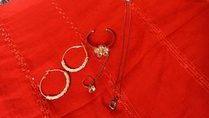 Combo Of Bracelet, Earing, Neckchain