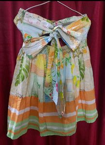 Vintage Tie Up Strapless Frock 🎀
