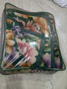 Floral Pattern Blanket Heavy Imported