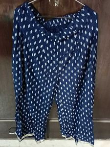 Elegant Floral Kurta Pallazo Set