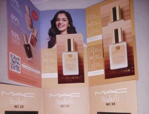 Estee Lauder Foundation Sample Card