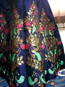 Dark Blue 💙 Peplum Gown