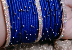 Blue &amp; stone  Bangles set