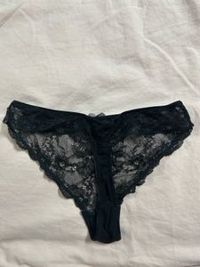 Black Lace Thong