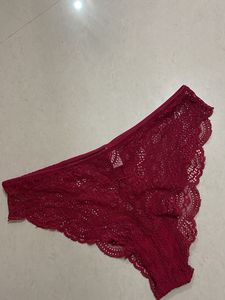 Red Lace Briefs