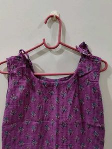 Purple Floral Dress