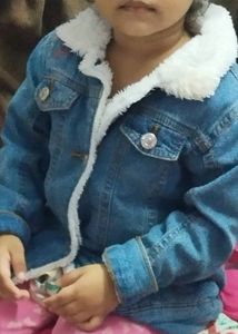 Girl denim Plazzao For 2- 3 Years.