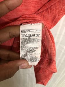 Old Navy Orange Short Sleeve Top