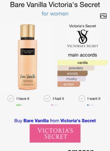 Vs Bare Vanilla 10ml sample
