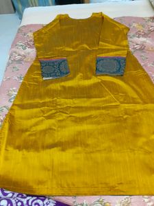 Cotton Silk Kurti Xxl Size ( 44)