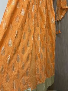 Light Orange/peach A-line Kurta