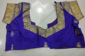 Pink &amp; Blue Banarasi  Saree