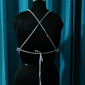 Combo Of 4 Satin Backless Blouse