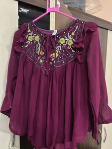 Burgundy Top