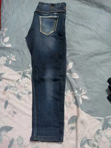 Dragon Embroidered Jeans