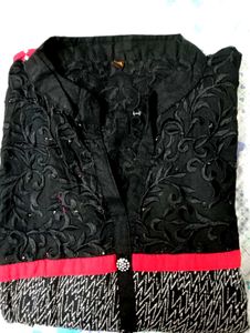 Embroided Printed Kurta