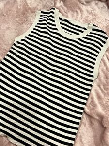 Striped Knit Tank Top