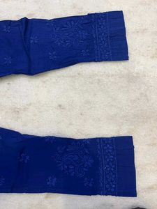 Gray Embroidered Kurti