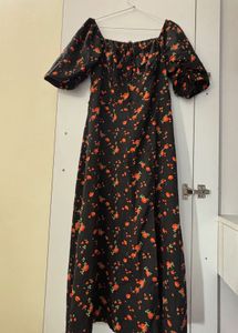 Black Floral Dress