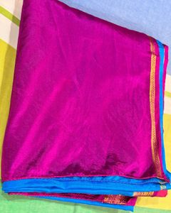 Blue Sari with Blouse