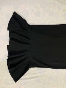 Shein Black One-Shoulder Dress