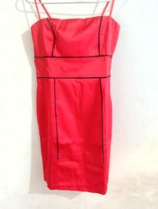 Ravishing Red With Black Sash ♥️
