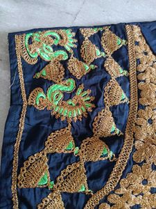 Embroidered Blue Blouse