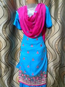 Blue Wedding Suit( Without Duppatta)