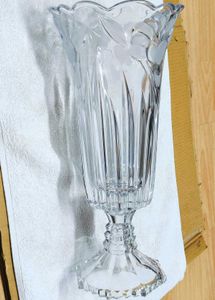 SOGA Japan Elegant Clear Glass Flower Vase