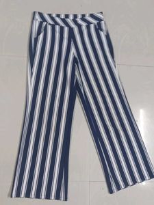 Navy Blue And White Pants
