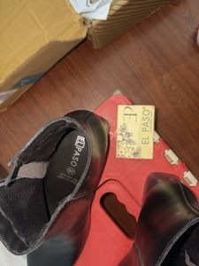 Black Heeled Boots - new and never wore