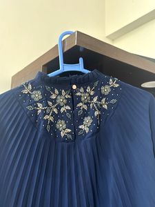 Elegant Navy Blue Kurta