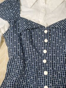Blue Gingham Dress