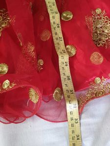 Girls Red Partywear Dress | Function Wear Gown