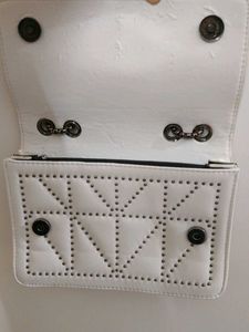 Rebecca Minkoff White Studded Crossbody
