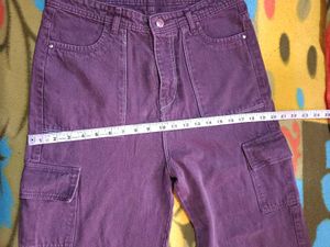 Wide Leg brown Cargo Pants