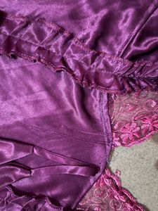 Purple Nightgown &amp; Robe Set🪻