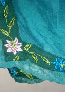 Multicolored Embroidery  Suit Set