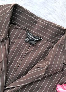 Zara Y2k Fitted Shirt