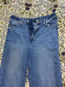 H&M Blue Straight Leg Jeans