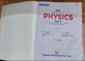 ISC PHYSICS book Class 11th Nootan