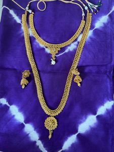 Choker With Long Haar Set