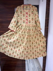 Floral Print Kurta