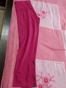 Mehndi green Kurti + Pink Leggings