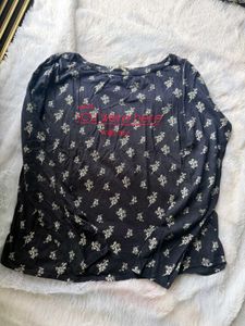 Printed Long Sleeve Top
