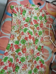 Floral print extremely soft light weight cotton ku