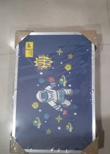 Outer Space Astronaut Framed Wall Art