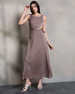 Elegant Cutout Midi Dress brand new