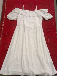 White Off-Shoulder Dress