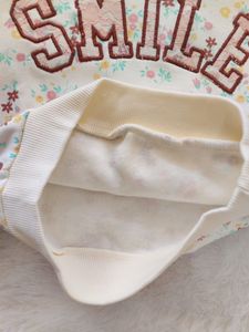 Floral 'Smile' Hoodie